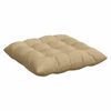 vidaXL Sitzkissen 4 pcs Grau-Gr&uuml;n 40 x 40 x 6 cm Cordstoff