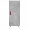 vidaXL Sideboard Betongrau 34,5x34x90 cm Holzwerkstoff