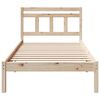 vidaXL Bettrahmen Braun 80 x 200 cm Massives Kiefernholz