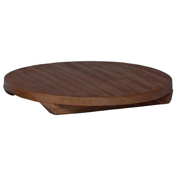 vidaXL Pflanzenhocker 3 pcs Braun Mahagoni Holz