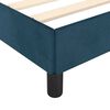 vidaXL Bettgestell ohne Matratze Dunkelblau 140x190 cm Samt