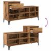 vidaXL Schuhschrank mit Regal Altholz 102 x 36 x 60 cm Holzwerkstoff