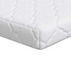 vidaXL Matratze Wei&szlig; 70 x 140 cm Jacquard-Stoff