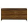 vidaXL Couchtisch Braun Eichen-Optik 90x50x41,5 cm Holzwerkstoff