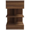 vidaXL Nachttisch Braun Eichen-Optik 40x35x65 cm Holzwerkstoff