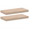vidaXL Schweberegale 2 Stk. 50x23,5x4 cm Holzwerkstoff