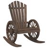 vidaXL Adirondack-Schaukelst&uuml;hle 2 Stk. Massivholz Tanne