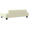 vidaXL Kindersofa Creme 90x53x30 cm Kunstleder