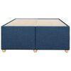 vidaXL Bettgestell ohne Matratze Blau 120x200 cm Stoff