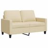 vidaXL 2-Sitzer-Sofa Creme 120 cm Stoff