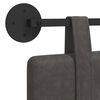 vidaXL H&auml;ngevorderseite Wandmontiert Schwarz 90 cm Antikes PU