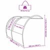 vidaXL Wasserfester Tarp Bogen mit Dach