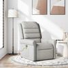vidaXL Massagesessel Wolkengrau Stoff