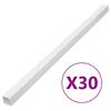 vidaXL Installationsrohre 40x25 mm 30 m PVC