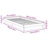 vidaXL Massivholzbett ohne Matratze 75x190 cm Eichenholz