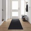 vidaXL Teppichl&auml;ufer Anthrazit 80 x 500 cm Stoff