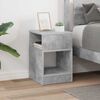 vidaXL Beistelltisch Beton Grau 30,5 x 30 x 45 cm Holzwerkstoff