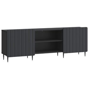 vidaXL TV-Schr&auml;nk Schwarz 150 x 31 x 52 cm Holzwerkstoff