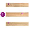 vidaXL Fensterb&auml;nke 2 Stk. Unbehandelt 110x20x2 cm Massivholz Eiche