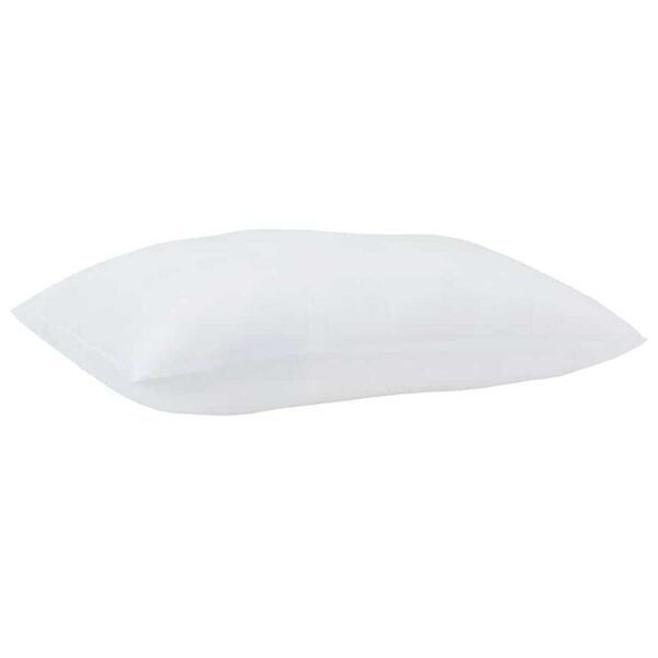 vidaXL Kopfkissen mit Kissen 2 pcs Wei&szlig; 61 x 41 x 20 cm Polyester