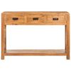 vidaXL Konsolentisch 110x40x76 cm Massivholz mit Honigfarbenem Finish