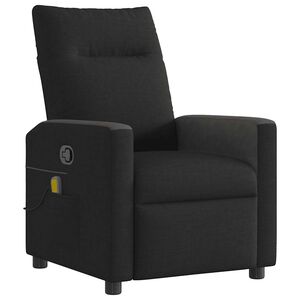 vidaXL Massagesessel Schwarz Stoff