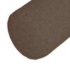 vidaXL Bolsterkissen 2 St&uuml;ck Braun &Oslash; 15 x 40 cm Stoff