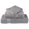 vidaXL Premium G&auml;stet&uuml;cher SOLUND 2 Stk. Grau 30x50 cm 600 g/m&sup2;