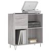 vidaXL Plattenschrank Grau Sonoma 84,5x38x89 cm Holzwerkstoff