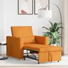 vidaXL Ausziehbare Schlafcouch Einzel Dunkelgelb 90 x 165 x 87 cm