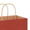 vidaXL Papiertragetaschen 50 Stk. mit Henkeln Rot 32x17x25 cm