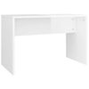 vidaXL Schminktisch-Set Hochglanz-Wei&szlig; 86,5x35x136 cm