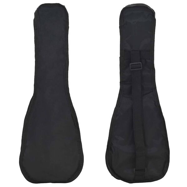 vidaXL Sopran Ukulele Set f&uuml;r Kinder mit Tasche Dunkles Holz 23"