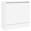 vidaXL Schuhschrank Wei&szlig; 60x21x57 cm Holzwerkstoff