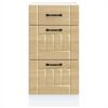 vidaXL K&uuml;chen-Unterschrank Lucca Sonoma-Eiche Holzwerkstoff