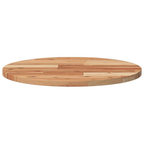 vidaXL Tischplatte Rund &Oslash;50x2 cm Massivholz Akazie