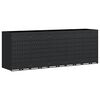 vidaXL Wagenm&uuml;llbeh&auml;lter f&uuml;r 5 Beh&auml;lter Schwarz 340 x 77,5 x 121,5 cm