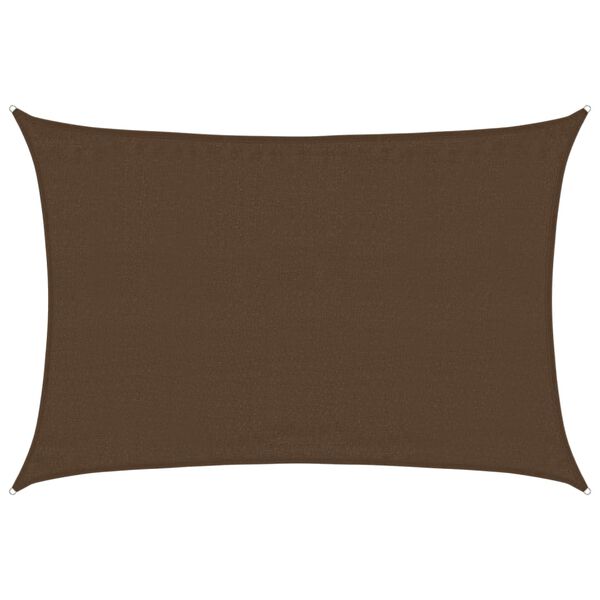 vidaXL Sonnensegel 160 g/m&sup2; Braun 3,5x5 m HDPE