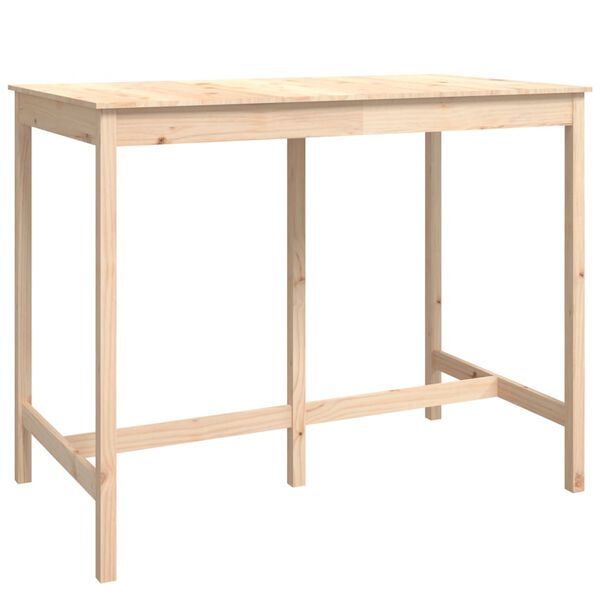 vidaXL 7-tlg. Bar-Set Massivholz Kiefer