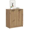 vidaXL Schuhschrank Artisan-Eiche 59x35x70 cm Holzwerkstoff