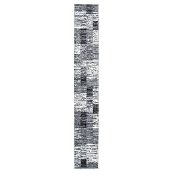 vidaXL Teppichl&auml;ufer BCF Grau 60x450 cm