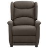 vidaXL Massagesessel Braun Stoff
