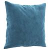vidaXL 3-tlg. Sofagarnitur mit Kissen Blau Samt