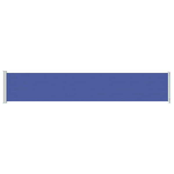 vidaXL Seitenmarkise Ausziehbar 117x600 cm Blau
