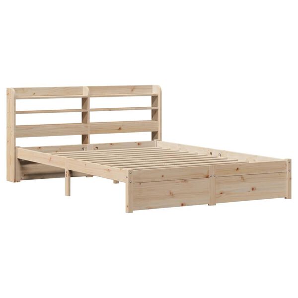 vidaXL Bettgestell mit Kopfteil ohne Matratze 160x200 cm