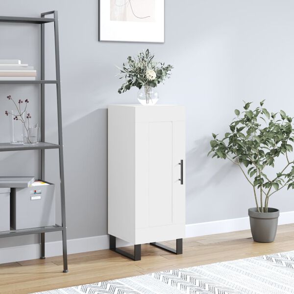 vidaXL Sideboard Wei&szlig; 34,5x34x90 cm Holzwerkstoff