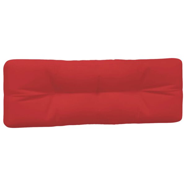 vidaXL Palettenkissen 3-tlg. Rot Stoff