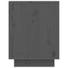 vidaXL Schuhschrank Grau 60x34x45 cm Massivholz Kiefer