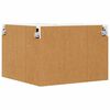 vidaXL K&uuml;chenschrank Schwarz 57 x 57 x 40 cm Holzwerkstoff