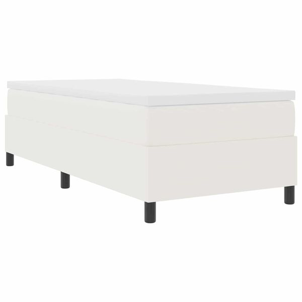 vidaXL Plattformbettgestell Creme 90 x 200 cm Stoff
